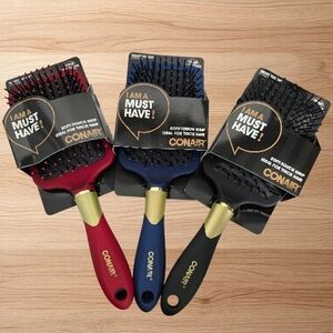 Soft Touch Hair Brush - Red